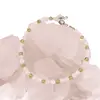 Bratara din cristale naturale Piatra lunii si Peridot sfere, 4-5mm, imagine 3