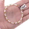 Bratara din cristale naturale Piatra lunii si Peridot sfere, 4-5mm, imagine 4