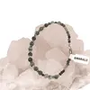 Bratara din cristale naturale Smarald sfere, 3-5mm, imagine 3
