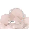 Bratara din cristale naturale Topaz si Larimar discuri fatetate cu Argint 925, 4-6mm, imagine 3