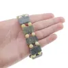 Bratara lata Jad pe elastic dreptunghiuri si sfere, imagine 4