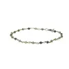 Bratara pentru glezna Rubin in zoisit sfere fatetate din metal antichizat, 3mm, imagine 2