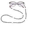 Colier / Snur pentru ochelari cu elemente din Sidef, negru model 1 - 75cm, imagine 3