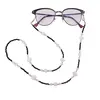 Colier / Snur pentru ochelari cu elemente din Sidef, negru model 2 - 75cm, imagine 3