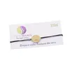 Bratara zodia Fecioara din inox pe snur, 15 x 15mm, imagine 2