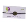 Bratara zodia Taur din inox pe snur, 15 x 15mm, imagine 3
