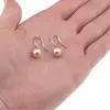 Cercei cu agatatoare Perle de cultura crem A+, 8mm, imagine 4