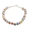 Colier lucrat manual Perle de cultura colorate, 6-12mm