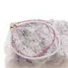 Colier Turmalina roz, Piatra Lunii si Hematit auriu, 3-6mm, imagine 4
