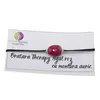 Bratara Therapy Agat roz oval cu montura aurie