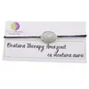 Bratara Therapy Amazonit oval cu montura aurie