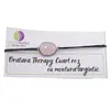 Bratara Therapy Cuart roz oval cu montura argintie