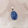 Pandantiv Lapis Lazuli oval cu montura argintie, 20mm, imagine 2