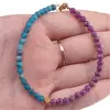 Bratara Apatit sfere, Rubin sfere fatetate si Hematit auriu, 4mm, imagine 3