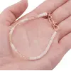 Bratara Citrin si Piatra lunii discuri fatetate 4mm, imagine 3