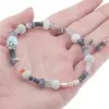 Bratara Discuri fatetate Mix cristale, Perle de cultura si Larimar sfera, imagine 3
