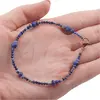 Bratara Lapis Lazuli sfere fatetate 2-4mm si discuri fatetate 5-6mm, imagine 3