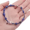 Bratara Lapis Lazuli sfere si cuburi cu Perla de cultura, 3-6mm, imagine 3