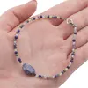 Bratara Mix Lapis Lazuli, Rubin in zoisit, Cristal de stanca sfere fatetate 3mm si Lapis Lazuli neregulat 10-12mm, imagine 3