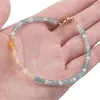 Bratara Opal de foc neregulat, Apatit discuri fatetate 4mm si Cuart sfere fatetate 3mm, imagine 3