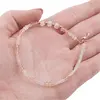 Bratara Piatra lunii, Citrin si Acvamarin discuri fatetate 2-4mm, imagine 3