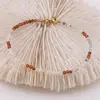 Bratara Piatra lunii, Granat Hessonit, Opal sfere fatetate 2mm si Acvamarin discuri fatetate 2mm, imagine 2