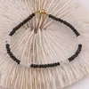 Bratara Turmalina neagra si Piatra Lunii discuri fatetate, 3-4mm, imagine 2