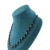 Colier Spinel briolete 8mm si Turmalina neagra discuri fatetate 3mm, imagine 4