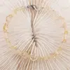Bratara cristale naturale Citrin banuti 7mm si discuri fatetate 4mm, imagine 2