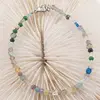Bratara cristale naturale Mix banuti 5mm si discuri fatetate 4mm, imagine 2