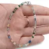 Bratara cristale naturale Mix banuti 5mm si discuri fatetate 4mm, imagine 3