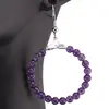 Cercei cu agatatoare rotunzi Ametist sfere, 4mm, imagine 3