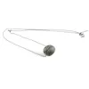 Lantisor de argint 925 reglabil cu pandantiv Prehnit