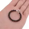 Pandantiv rotund Granat sfere, 4mm, imagine 4
