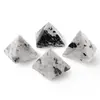 Piramida cristal natural Piatra lunii cu Turmalina A+, 45-50mm, imagine 2