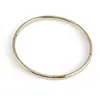 Bratara din cupru placat cu aur galben 18k fixa, model clasic, imagine 2