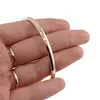 Bratara din cupru placat cu aur galben 18k fixa, model clasic, imagine 4