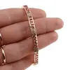 Bratara din cupru placat cu aur roz 18k fixa, model roman cu zirconii incrustate, imagine 4
