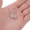 Cercei cu agatatoare Acvamarin sfere fatetate cu Argint 925, 8mm, imagine 3