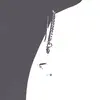 Cercei cu agatatoare Stelute din sidef si baza de Argint 925 cu zirconii, 11mm, imagine 2