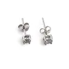 Cercei cu surub din argint 925 si cristal natural Topaz, imagine 2