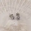 Cercei cu surub din argint 925 si cristal natural Topaz, imagine 3