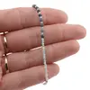 Bratara Amazonit si Safir sfere fatetate, 2-3mm, imagine 4