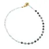 Bratara Amazonit si Safir sfere fatetate, 2-3mm