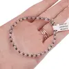 Bratara Ametist lavanda si Hematit sfere si discuri fatetate, 3-4mm, imagine 3