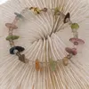 Bratara Cuart fumuriu si Turmalina multicolora, 4-12mm, imagine 3