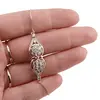 Bratara din cupru placat cu aur galben 18k, model picaturi cu zirconii, imagine 3