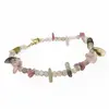 Bratara Labradorit si Turmalina multicolora, 4-12mm, imagine 2