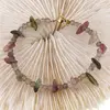 Bratara Labradorit si Turmalina multicolora, 4-12mm, imagine 3