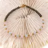 Bratara Pirita discuri fatetate, Cuart roz si Acvamarin sfere, 4mm, imagine 3